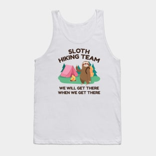 Sloth Hiking Team Tank Top